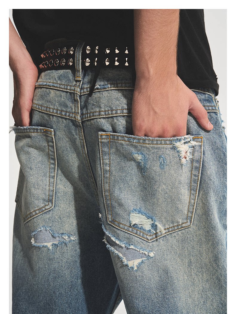 world.taobao.com: Bastard Annihilated Remade Jeans Ice Blue