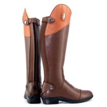 Riding boots cowhide equestrian boots obstacle training boots equestrian short boots brown high boots mens riding equipment women