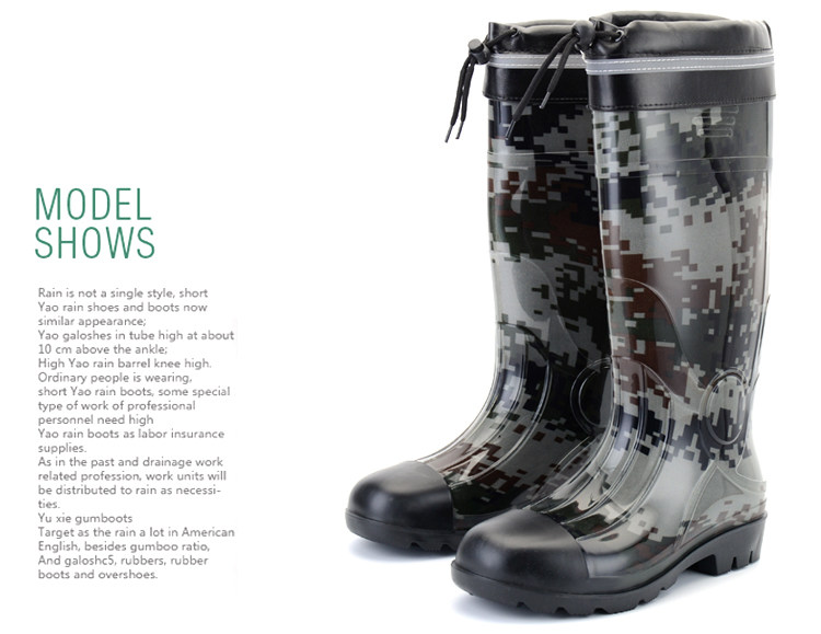 Chaussures - bottes caoutchouc homme pour printemps - semelle tendon - Ref 963942 Image 20