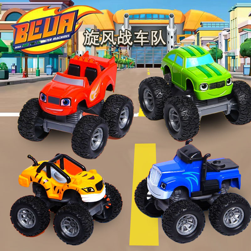 Monster Truck Speed Toy Baby Bus Speed Cyclone Battle Team Rescue Team Crazy Monster Alloy Boy