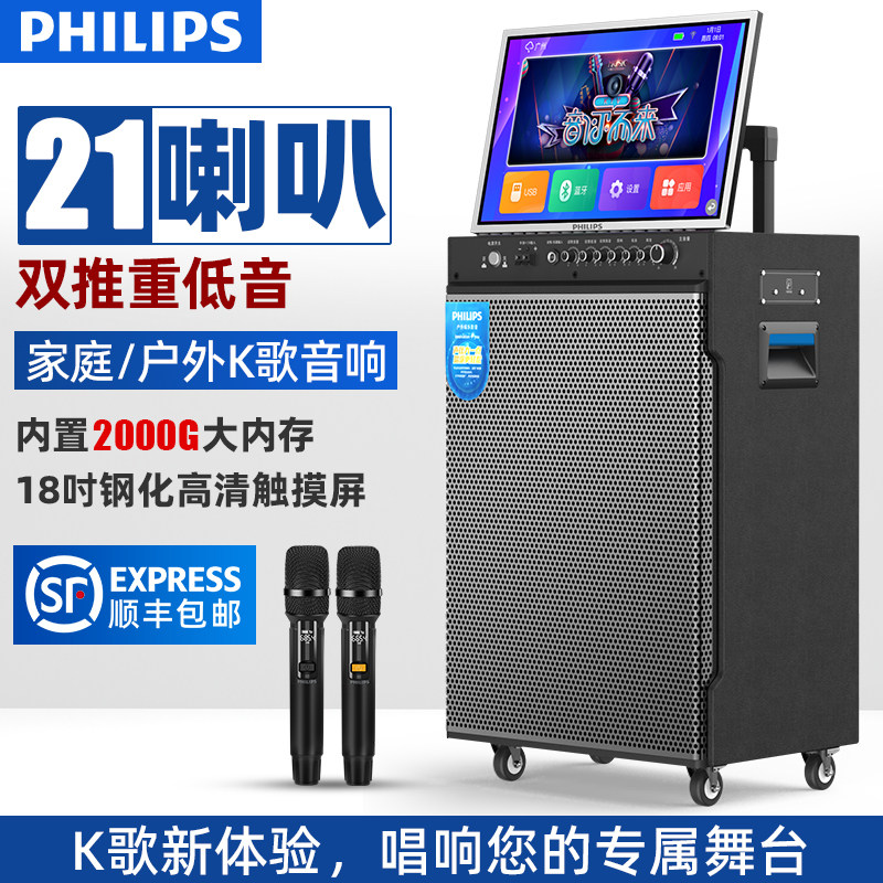 Philips Sd289S Home Outdoor Karaoke All-In-One Machine Ktv Audio Set for Singing Karaoke Speakers