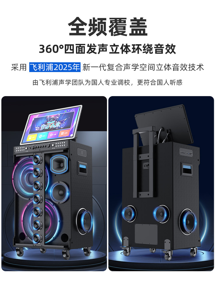 Philips Sd289A/289P Home Ktv Audio Set Karaoke All-In-One Machine Karaoke Outdoor Speaker