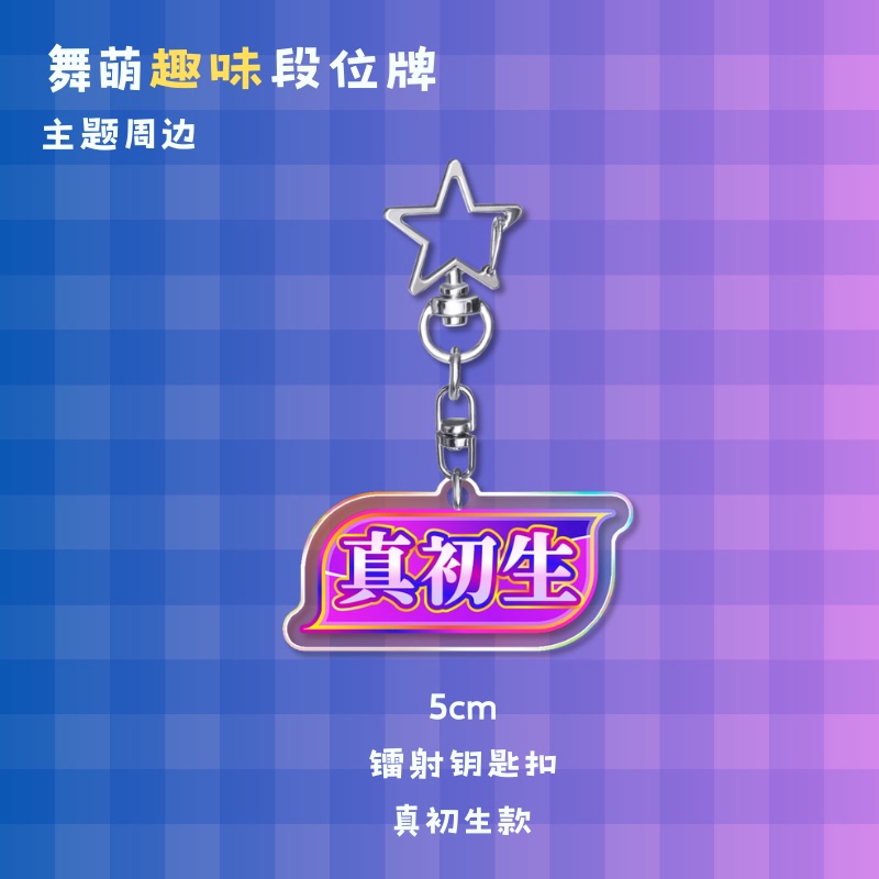 Real Newbie, Real Idiot, Real Legend, Legend, Dance Cute Merchandise, Maimaidx, Fun Rank Badge Keychain Real Newbie, Real Idiot, Real Legend, Legend, Dance Cute Merchandise, Maimaidx, Fun Rank Badge Keychain