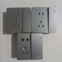 New concealed type 86 panel one-on-one multi-control with five-hole socket switch three-way double-pole double-throw relay