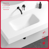 DuPont Corian integrated basin washbasin basin washstand combination cabinet bathroom washbasin cabinet washstand customization