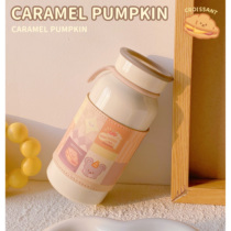 Original Wild Anecdote Living Home Original Cup Cover Glass Insulated Cup 304 Stainless Steel Portable Cup Water Bottle Big Belly Cup