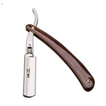 Old-fashioned manual razor mens razor holder manual razor eyebrow trimmer bald head razor razor blade