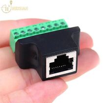 1pcs Ethernet RJ45 Female To Screw Terminal 8 Pin CC