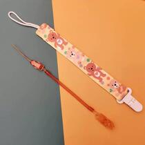 2 pacifier chains baby pacifier teether anti-falling chain baby pacifier clip chain baby toy anti-falling rope