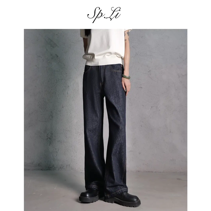 Spli【Three Needle】Ultra-Luxury Heavy-Duty Straight-Leg Jeans for Men, All-Season Loose Casual Pants, American High Street Style Spli【Three Needle】Ultra-Luxury Heavy-Duty Straight-Leg Jeans for Men, All-Season Loose Casual Pants, American High Street Style