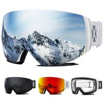JULI Professional Magnetic Ski Goggles Double Layers Lens
