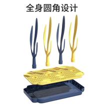 New baby bottle storage box portable large baby tableware storage box drain dustproof drying rack manufacturer