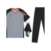 The accurate basketball referee uniform suit (the same style sponsored by CUBA) comes with a whistle high waist and no belt customized printing