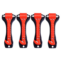4-piece safety hammer set car window glass breaker escape tool 2-in-1 lifesaving hammer for car