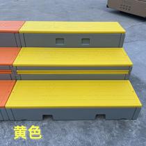 Schools new mobile flip folding stage school music classroom mobile three-layer stage stage PE plastic chorus