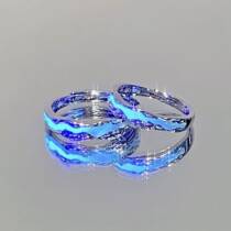New (Light Year Series) Light Year Realm Luminous Ring Aurora Couple Ring Luminous Ring Men and Women Couple Ring