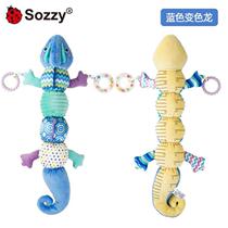 Cross-border newborn plush doll music height ruler baby comfort baby toys 0-year-old educational