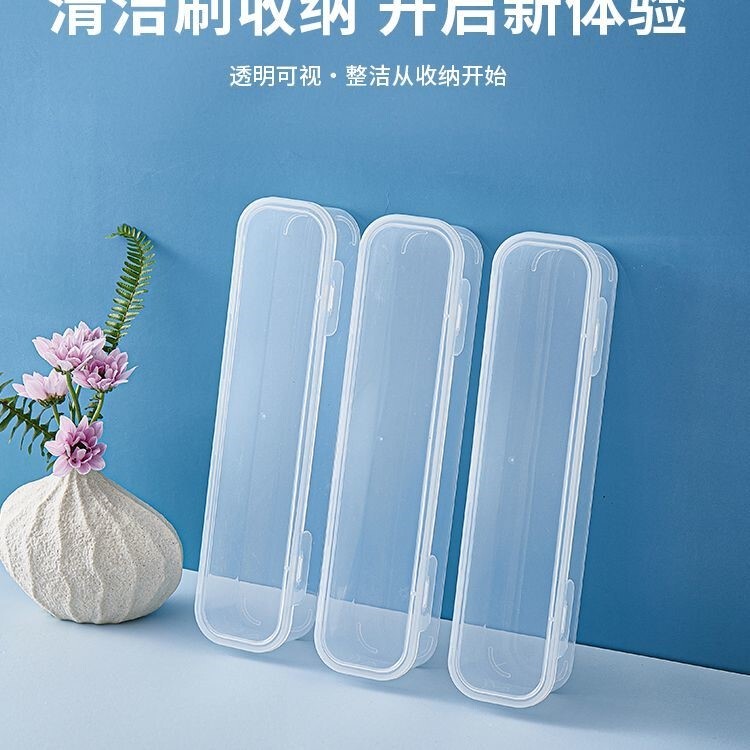 Portable Bottle Brush Storage Box for Baby Bottle Cleaning Tools, Chopsticks and Spoon Storage Box, Multi-Functional Dust-Proof Storage