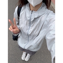 Li Ning Sun Protection Clothing Womens Loose 2024 New Jacket Summer Thin Jacket Womens Mountain Climbing Wear Mountaineering Cover