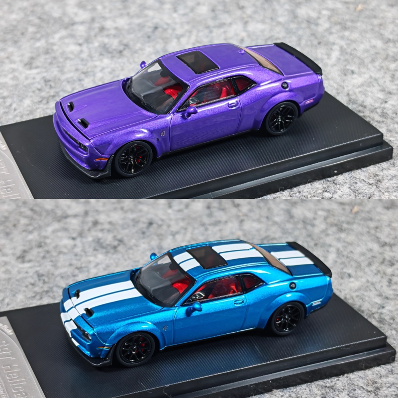 Stance Hunters Sh 1:64 Dodge Srt Hellcat Pink Gradient Alloy Car Model Stance Hunters Sh 1:64 Dodge Srt Hellcat Pink Gradient Alloy Car Model