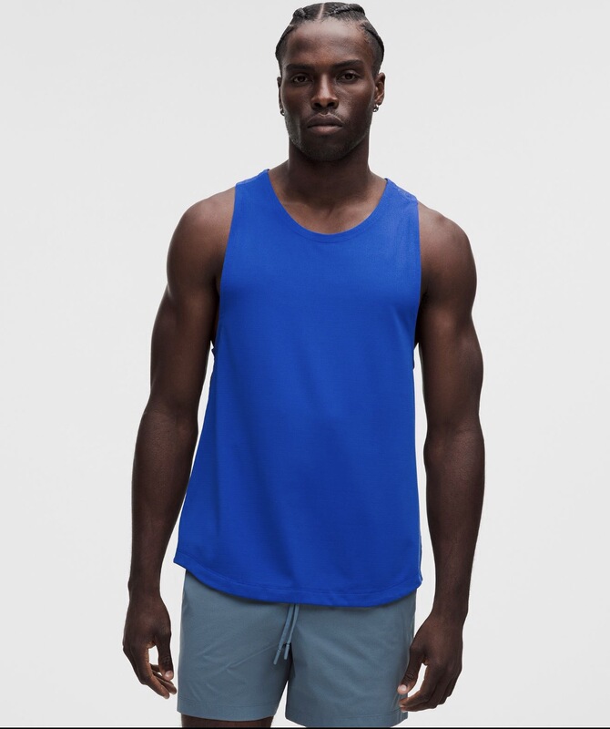 Lululemon License to Train Tank Top Men's Sports Vest Lululemon License to Train Tank Top Men's Sports Vest