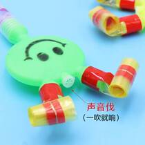 Childrens blowing smiley face blowing dragon whistle holiday celebration party trumpet clown blowing dragon street stall toys small gifts