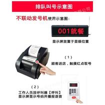 New small queuing machine clinic restaurant ticket taking number machine wireless self-service number taking machine simple queuing machine