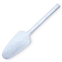 Handmade stainless steel brick knife round head double-sided brick knife thickened masonry knife oval handle trowel knife spring all-steel fish spine brick knife