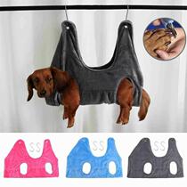 DogCat Hammock pet grooming hammock velvet for small and medium-sized cats and dogs nail trimming hammock with grooming clothes