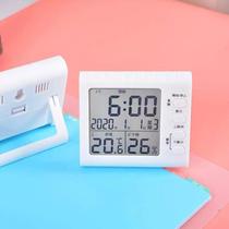 Indoor thermometer household precision multi-function electronic digital display with alarm clock dry and wet thermometer large screen hygrometer