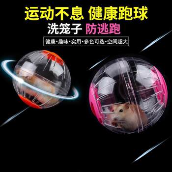 Anti-escape hamster toy ball small pet toy running wheel trotting ball foreign trade export warehouse crystal bracket trotting ball