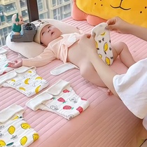 Gauze diaper baby washable pure cotton urine meson newborn diaper baby special diaper pants urine mustard summer