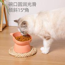 Pet tall bowl water bowl tilted high