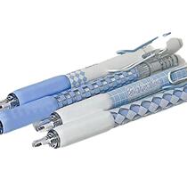 Blue and white cp click pen ins Korean style high-looking student niche gel pen good-looking quick-drying smooth super long