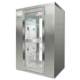 Jiangsu manufacturer 304/201 single double stainless steel air shower room spot smart air shower factory air shower room