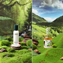 Forest background paper photo props set ornaments creative scene construction still life product shooting fresh green color