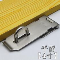 304 stainless steel lock padlock thickened buckle old simple door lock wooden door lock brand door buckle household door nose