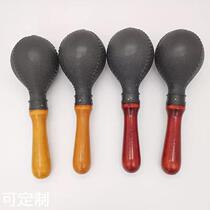 Musical instrument maracas black maracas equipment Orff percussion instrument maracas kindergarten early education baby teaching aids
