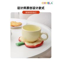 Fruit coaster cute coaster water-absorbent insulation pad fabric quilted anti-slip pad niche creative water coaster AD176