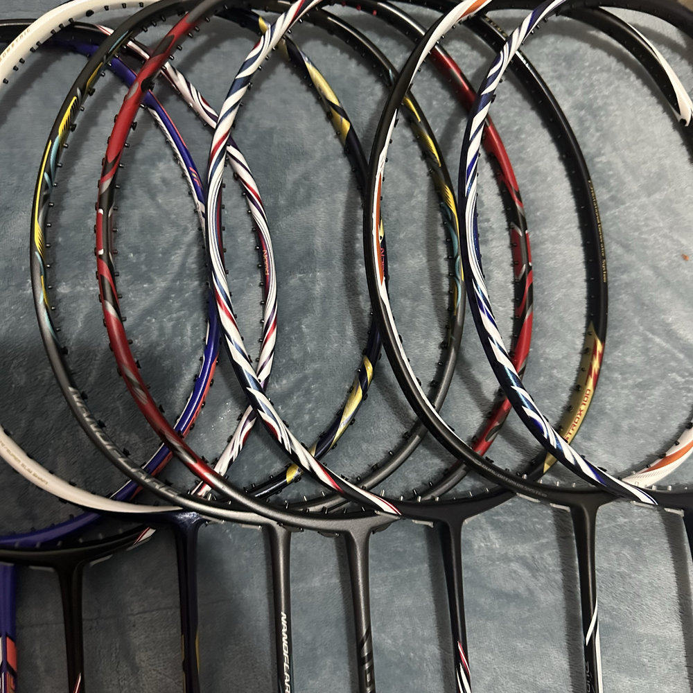 Тайваньская ракетка Xiaohe racket customized 100zz нестандартная полностью углеродистая ракетка для бадминтона violent offensive yy национальная команда Изображение 1