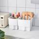 Kitchen storage box with handle high cabinet handle box top cabinet storage pull seasoning high cabinet finishing box