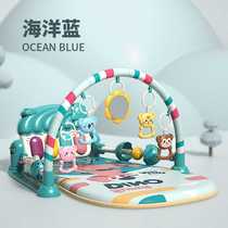 Beiying baby pedal piano toy baby fitness stand newborn light music pedal piano crawling mat toy