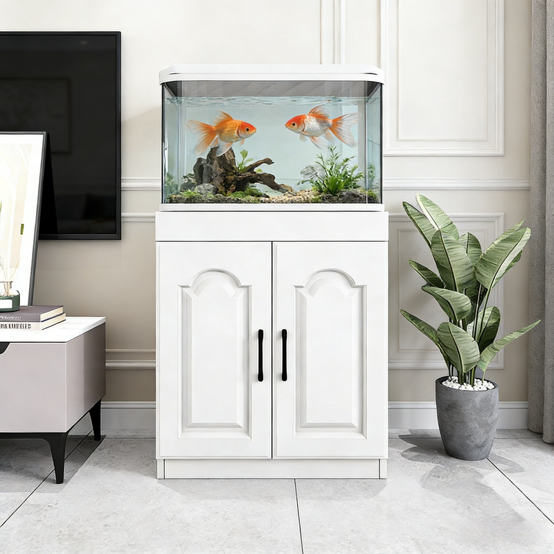 Fish Tank for Living Room, Small All-In-One Household Floor-Standing Medium-Sized Hot-Bent No-Water-Change Desktop Landscaping Glass Ecological Aquarium Fish Tank for Living Room, Small All-In-One Household Floor-Standing Medium-Sized Hot-Bent No-Water-Change Desktop Landscaping Glass Ecological Aquarium