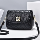 Универсальная небольшая сумка, сумка через плечо, кошелек с ромбовидным узором, сумка на одно плечо