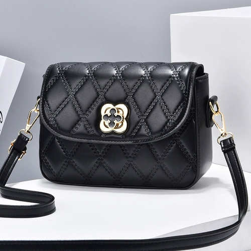 Универсальная небольшая сумка, сумка через плечо, кошелек с ромбовидным узором, сумка на одно плечо