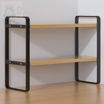 Storage rack desktop storage artifact multi-layer bookshelf student desk storage rack office computer desk layer cabinet