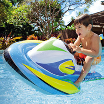 Childrens water animal motorcycle mount toddler baby sitting circle swimming ring inflatable water toy