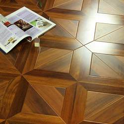 Wood floor parquet reinforced composite Environmental-Friendly Abrasion Resistant Waterproof 12mm For Home commercial Fishbone parquet factory direct sales