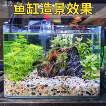 Natural colored stone fish tank special bottom sand succulent potted paving stone multicolored stone rain flower stone landscaping ornaments