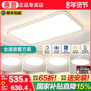 Hp Lighting Minimalist Style Full Spectrum Eye Protection Living Room Ceiling Lamp 2025 New Modern Simple Value Package